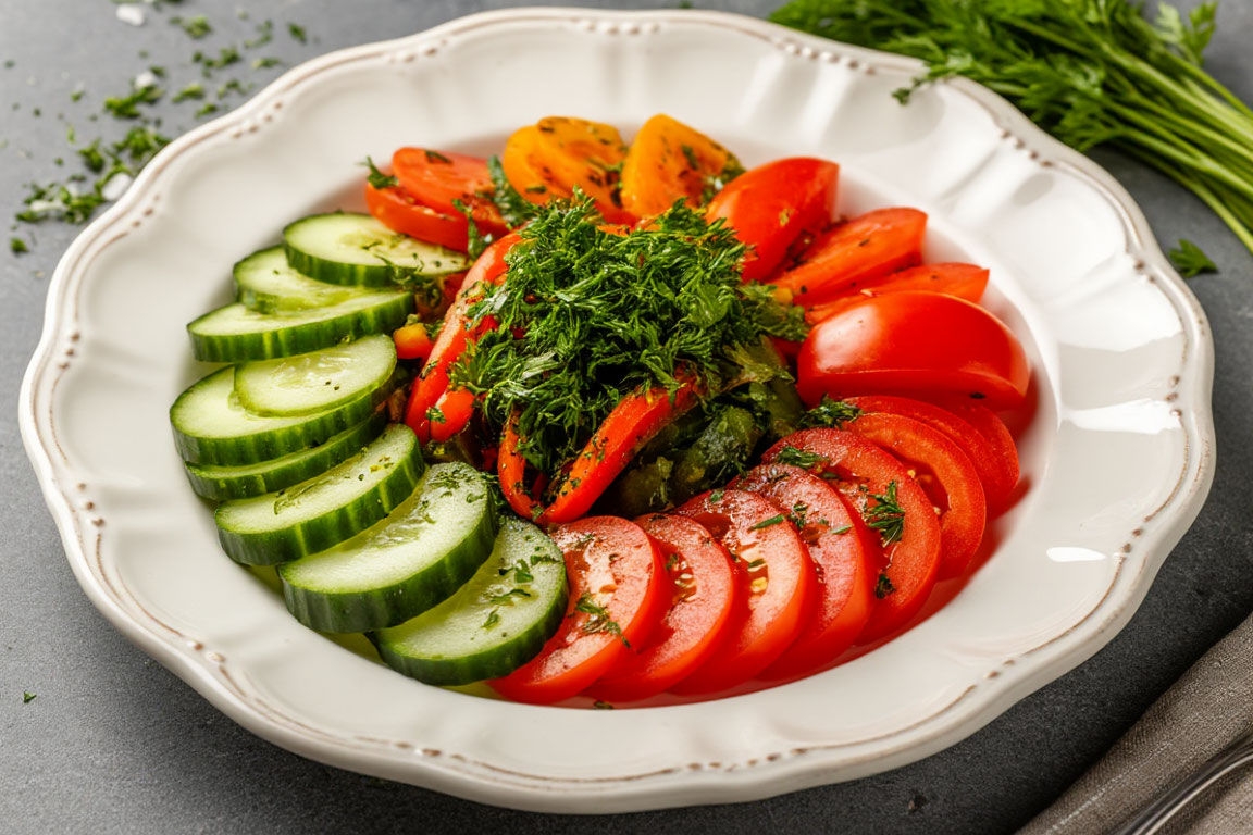 Овощной ассорти с зеленью