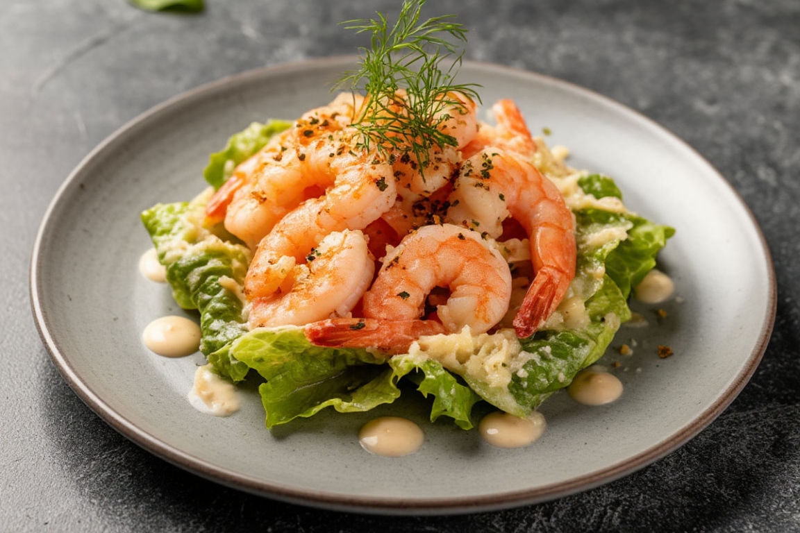 Цезарь с креветками