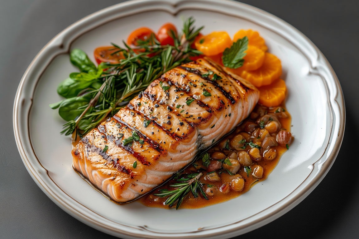 Стейк из семги