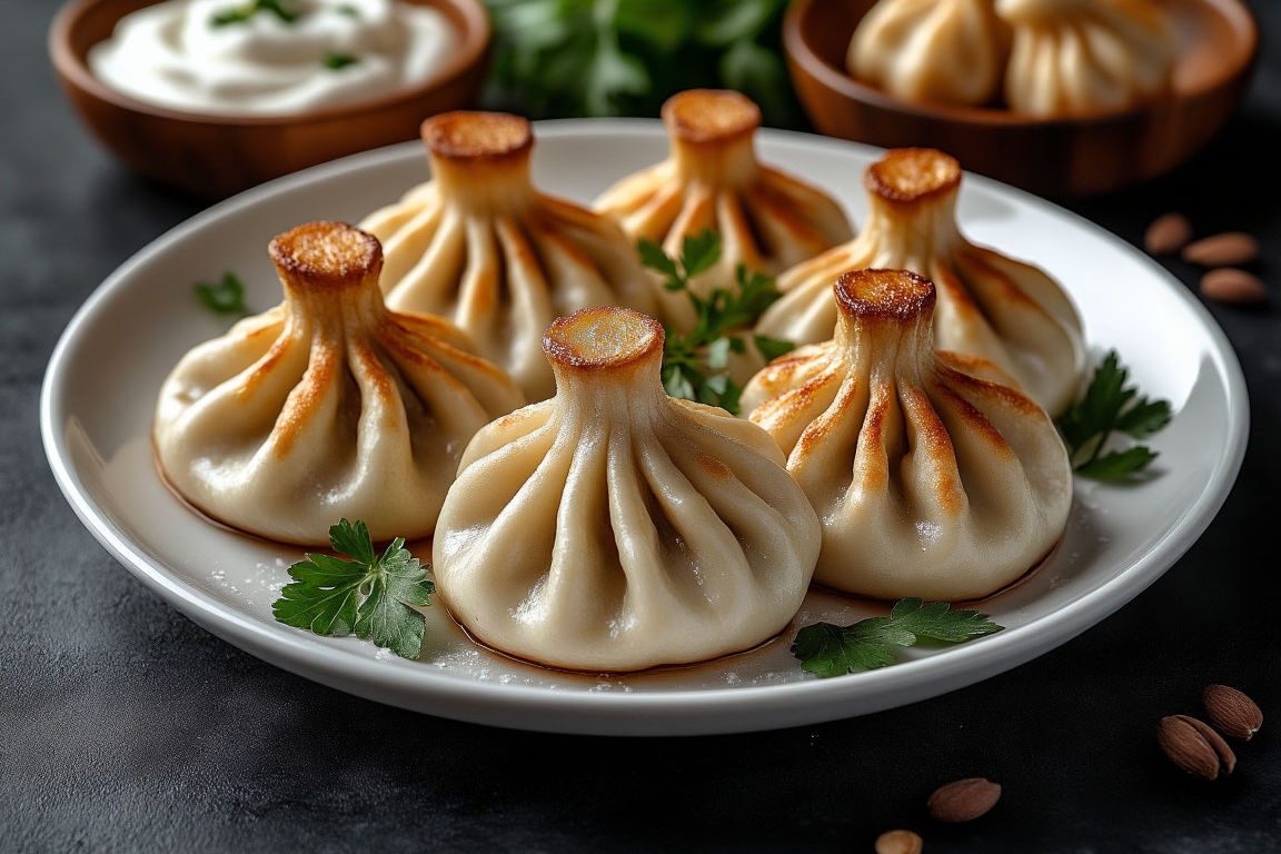 Хинкали жареные